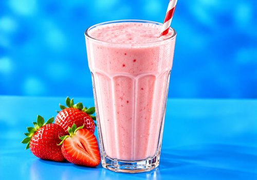 Erdbeer-Milchshake
